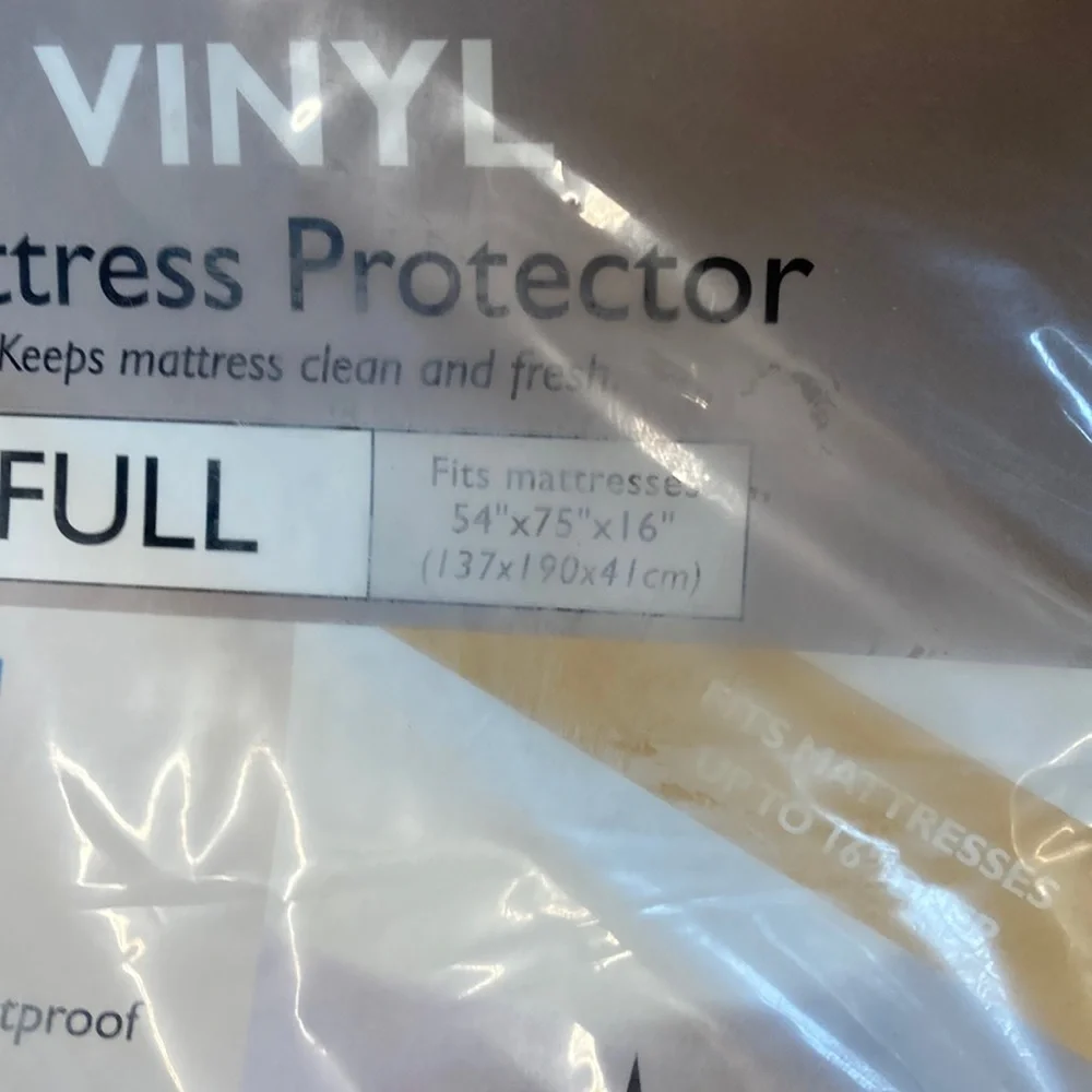 Vinyl Mattress Protector - Full